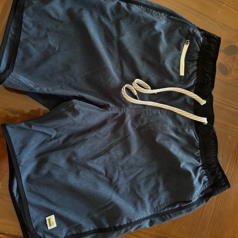 Vuori Men's Navy Athletic Shorts